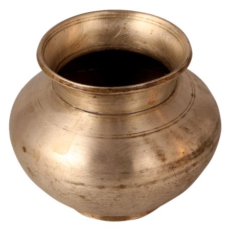 Round Plain Holy Water Pot for Home Decor