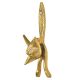 Golden Brass Fox Animal Door Knocker