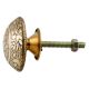 Brass Floral Dresser Knobs