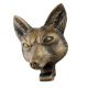 Antique Fox Face Iron Door Knockers