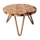 Wooden And Resin Geometric Cake Stand With Iron Legs