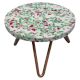 Green Mosaic Cake Stand  Made With Wood Resin And Iron Legs