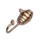 Bee Honeycomb Aluminum Hook In Golden Finish