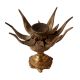 Brass  Blooming Lotus Incense Burner Oil Lamp