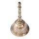 Handheld Brass Bell or Ghanti For MandirÂ In Silver Finish