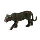 Realistic Brass Tiger Statue In Dark Finish