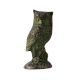 Brass Statue OfÂ Owl Sitting on a Log