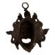 Brass Tibetan Wrathful Deity Masks