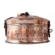 Traditional Copper Box With Kunda And Handle