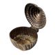 Silver Metal Sea Shell Storage Box