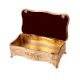 Ornate GoldenÂ Metal Treasure Chest Box