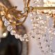 Crystal Clear GlassÂ Garland Strand Chandelier Hanging With 50 Beaded ChainÂ (45 Inch)