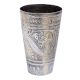 Brass Lassi Glass With Floral Leaf Design