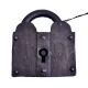 Hand made Iron Padlock Wine Cellar Chest With Key