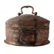 Hand Crafted Round Copper Big Jewelry Box