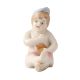 Infant Boy Sitting And Eating Food Statue