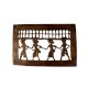 Brass Dhokra Wall Hanging Of Dancer and Musicians