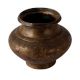 Brass Kalash Water Storage Pot In Dark Patina