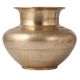 Glossy Gangajal Water Pot Carved with Circular Rings