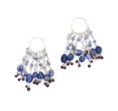 Adorable Blue Stone Earrings in 92.5 Sterling Silver