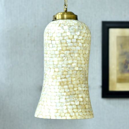 Shell Decorative Glass Ceiling Lamp