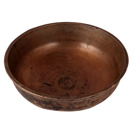 Heavy Vintage Brass Holy Bowl for Worship