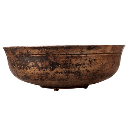 Heavy Vintage Brass Holy Bowl for Worship