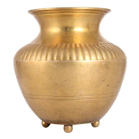 Golden Brass Gangajal Water Pot