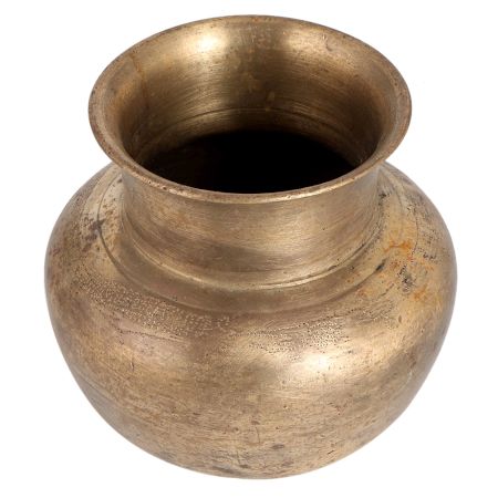 Brass Used Lota or Holy Water Pot