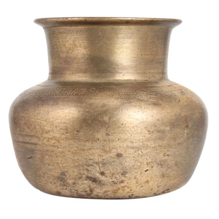 Brass Used Lota or Holy Water Pot
