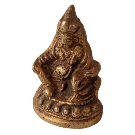 Brass Lord of Wealth Kuber Statue