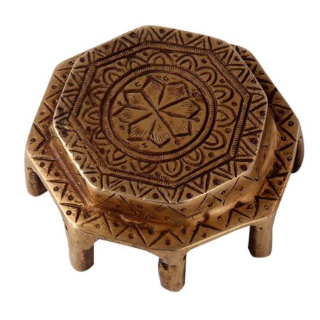 Small Table with 8 Legs Made of Brass