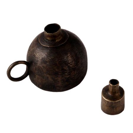 Elegant Black Finish Oil Lamp for Decoration