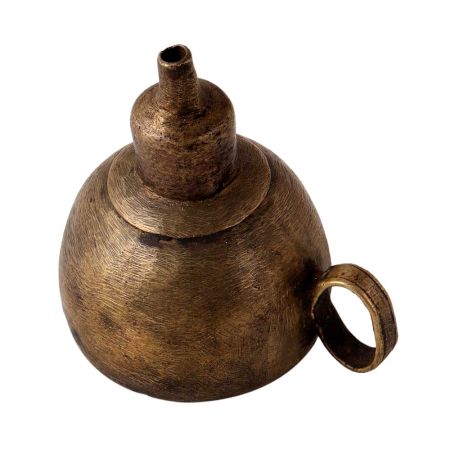 Elegant Brown Finish Kerosene Oil Lamp