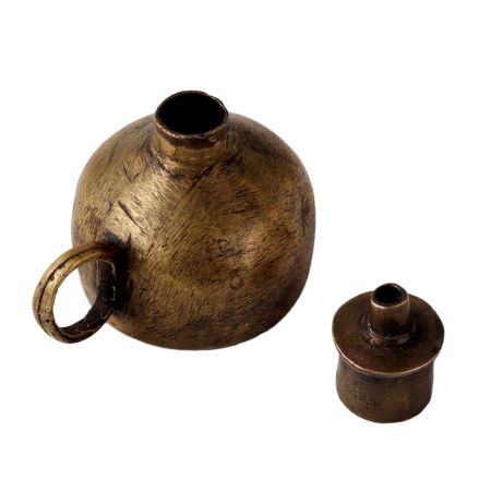 Used Brass Kerosene Lamp for Decoration