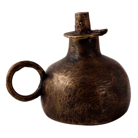 Elegant Black Oil Lamp for Home Decoration