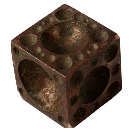 Brass Dice Shaped Jewellery Making Moulds