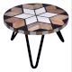 Wood Resin Modern Flower Cake Stand With Iron Legs