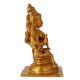 Brass Handmade Sitting Goddess Durga with Eight Arms