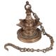 Brass Vintage Hanging Sara Vilakku or Oil Lamp