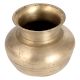 Handmade Vintage Brass Shiny Kalash Water Pot