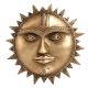 Brass Sun Face God Surya Wall Hanging
