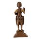 Brass Standing Lady Statue in Fine Art