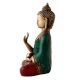 Brass Lord Buddha Statue in Colourful Stone Work