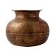 Brass Round Pot With Fine Carvings