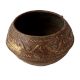 Brass Embossed Tribal Rice Measuring Bowl