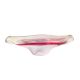 Elegant Pink Glass Used Fruit Bowl