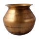 Indian Traditional Brass Cooking Pot Utensil