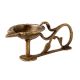 Brass Aarti Lamp or Diya with Cobra Handle