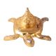 Brass Turtle Yantra Figurine in Elegant Golden Finish